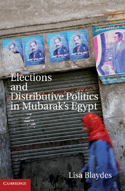 Elections and Distributive Politics in Mubarak’s Egypt