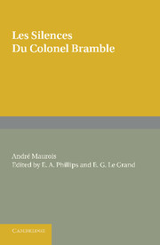 Les silences du Colonel Bramble