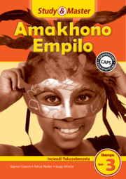 Study & Master Amakhono Empilo Incwadi Yokusebenzela Ibanga lesi-3 isiZulu
