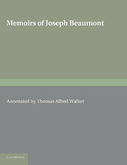 Memoirs of Joseph Beaumont