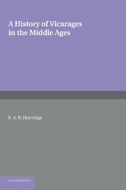 A History of Vicarages in the Middle Ages