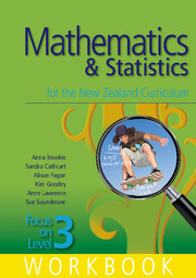 Picture of Mathematics and Statistics for the New Zealand Curriculum Focus on Level 3 Workbook