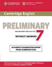 Cambridge English Preliminary 7 