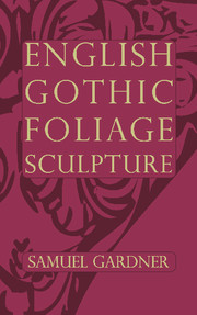 English Gothic Foliage Sculpture