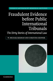 Fraudulent Evidence Before Public International Tribunals