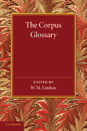 The Corpus Glossary