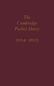 The Cambridge Pocket Diary 2014–2015