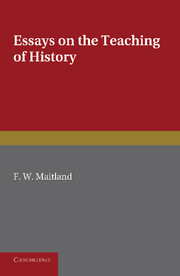 Essays on the Teaching of History