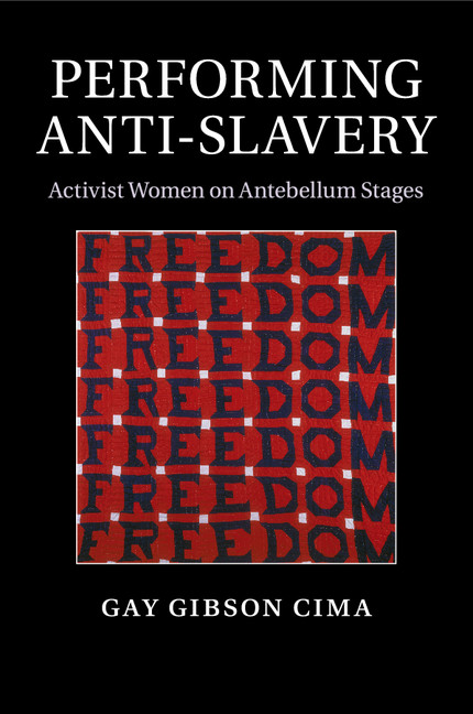 From Anti Slavery Celebrity To Cosmopolitan Self Possession Chapter 4 Performing Anti Slavery