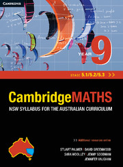 Picture of Cambridge Mathematics NSW Syllabus for the Australian Curriculum Year 9 5.1, 5.2 and 5.3