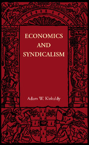 Economics and Syndicalism