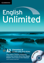 English Unlimited Elementary B Combo with DVD-ROMs (2)