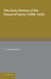 The Early History of the House of Savoy