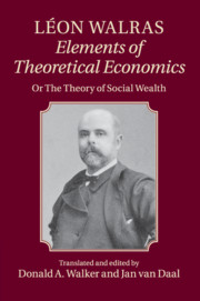 Léon Walras: Elements of Theoretical Economics
