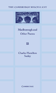 Marlborough and Other Poems