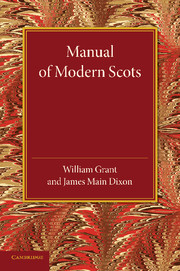 Manual of Modern Scots