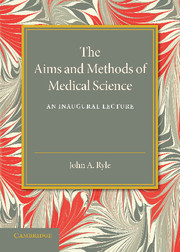 The Aims and Methods of Medical Science