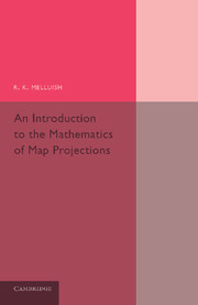 An Introduction to the Mathematics of Map Projections