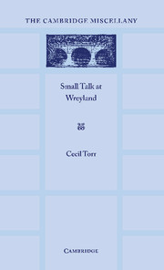 Small Talk at Wreyland