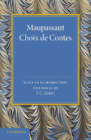 Maupassant: Choix de Contes