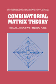 Combinatorial Matrix Theory