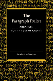 The Paragraph Psalter