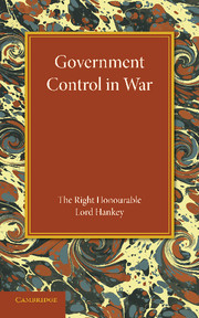 Government Control in War