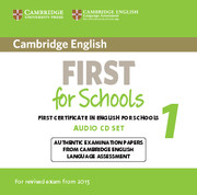 Cambridge English First for Schools 1 for Revised Exam from 2015