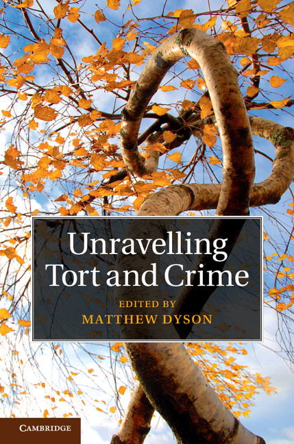 Private Rights And Public Wrongs Chapter 5 Unravelling Tort And Crime