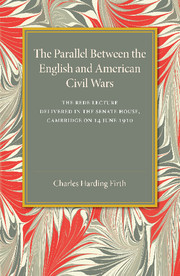 The Parallel between the English and American Civil Wars