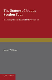 The Statute of Frauds Section Four