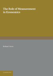 The Role of Measurement in Economics