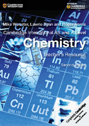 Cambridge International AS and A Level Chemistry Teacher's Resource CD-ROM