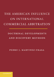 The American Influences on International Commercial Arbitration
