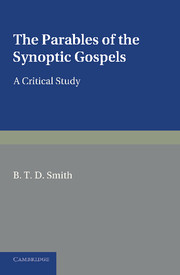The Parables of the Synoptic Gospels