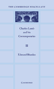 Charles Lamb and his Contemporaries