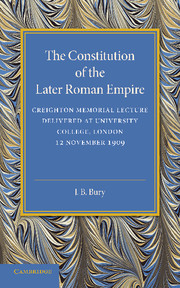 The Constitution of the Later Roman Empire