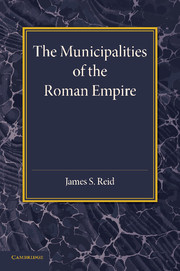 The Municipalities of the Roman Empire