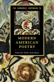 The Cambridge Companion to Modern American Poetry book cover image