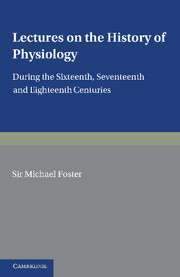 Lectures on the History of Physiology