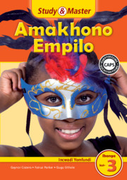 Study & Master Amakhono Empilo Incwadi Yomfundi Ibanga lesi-3 isiZulu