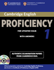 Cambridge English Proficiency 1 for Updated Exam