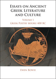 Essays on Ancient Greek Literature and Culture