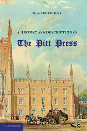 A History and Description of the Pitt Press