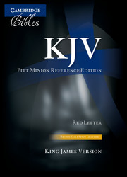 KJV Pitt Minion Reference Bible, Brown Calf Split Leather, Red-letter Text, KJ444:XR