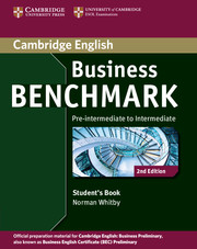 Business Benchmark Pre-intermediate - Intermediate