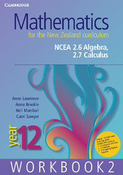 Picture of Mathematics for the New Zealand Curriculum Year 12 Workbook 2