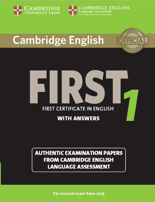 Cambridge English First 1 for Revised Exam from 2015