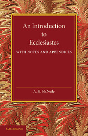 An Introduction to Ecclesiastes