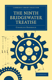 The Ninth Bridgewater Treatise